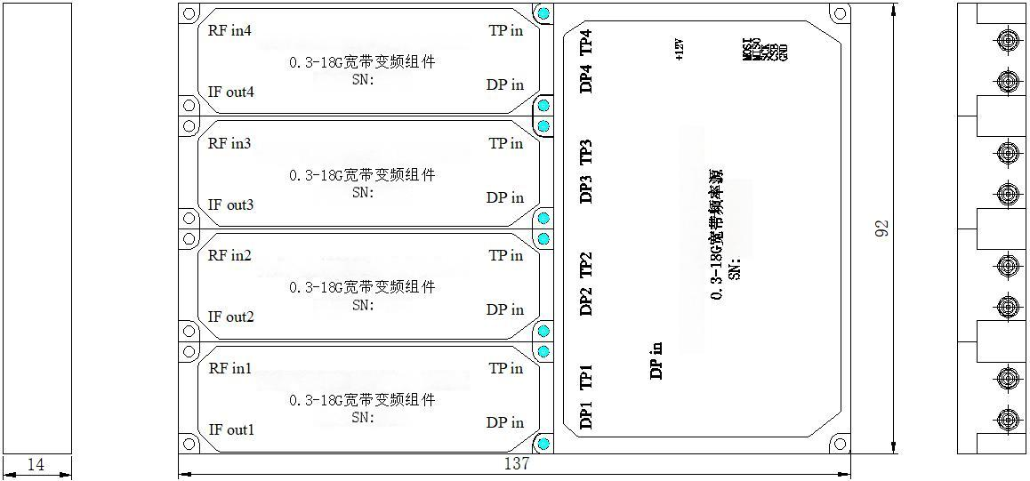 3-260R1142044539.png Широкополосный 4-канальный понижающий преобразователь 0.3–18 ГГц — изображение 1